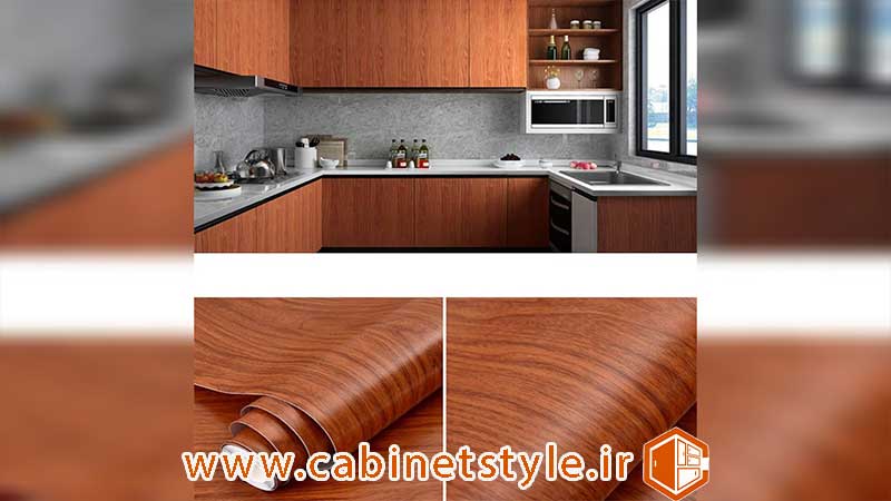 برچسب کابینت طرح ام دی اف