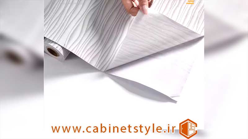 نحوه چسباندن برچسب کابینت
